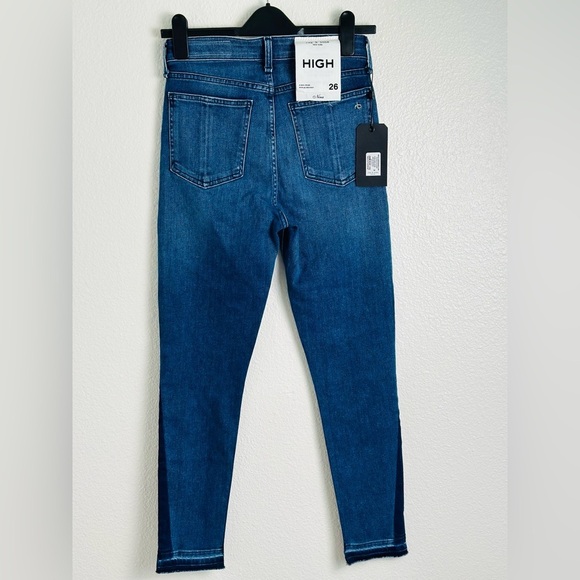 Rag & Bone Valencia Release Nina High Rise Ankle Skinny Jeans Size 26 - Picture 14 of 14